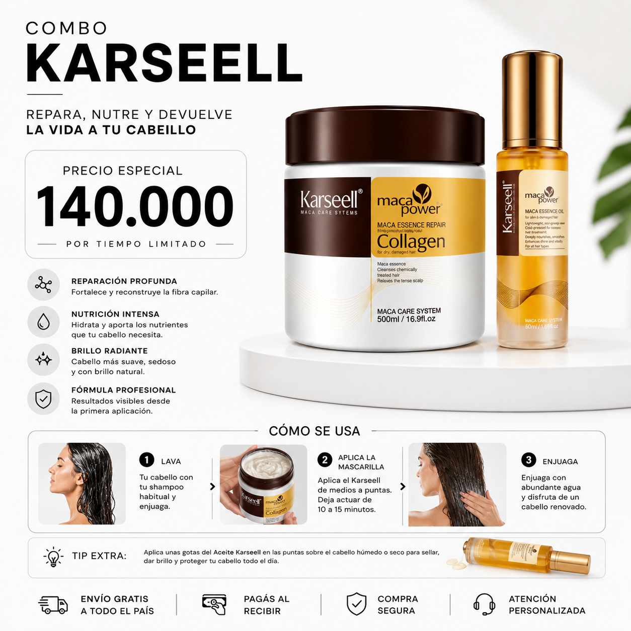 Combo Karseell Collagen