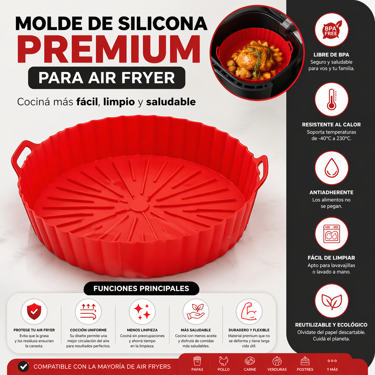 Molde de Silicona Premium