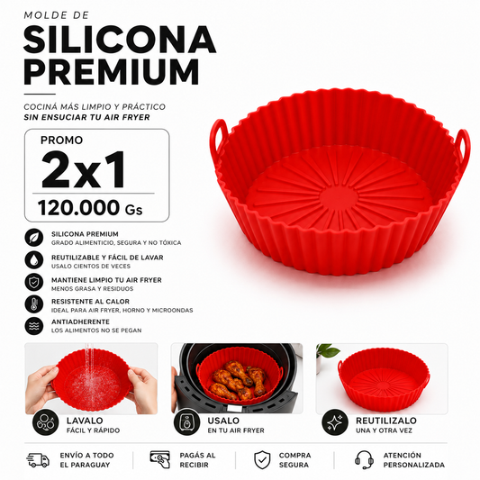 Molde de Silicona Premium Promo 2x1